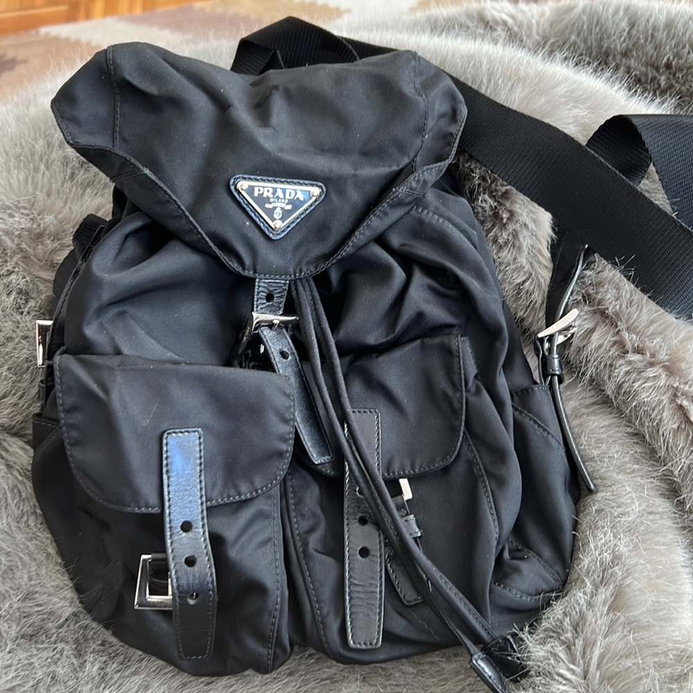 Small nylon Prada bag